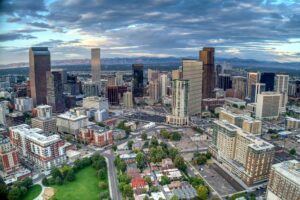 Aerial View of Denver, CO Mold and Moisture